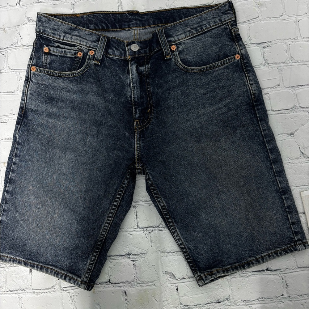 Levi's Dark Blue Jean Shorts